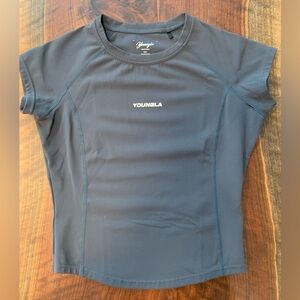 YoungLA Compression Cap Sleeve Tee Small
